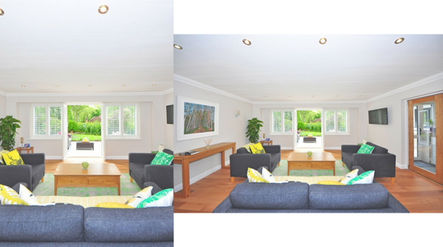 Wide-angle photos can help you show off your rental unit and make it seem more inviting and large.