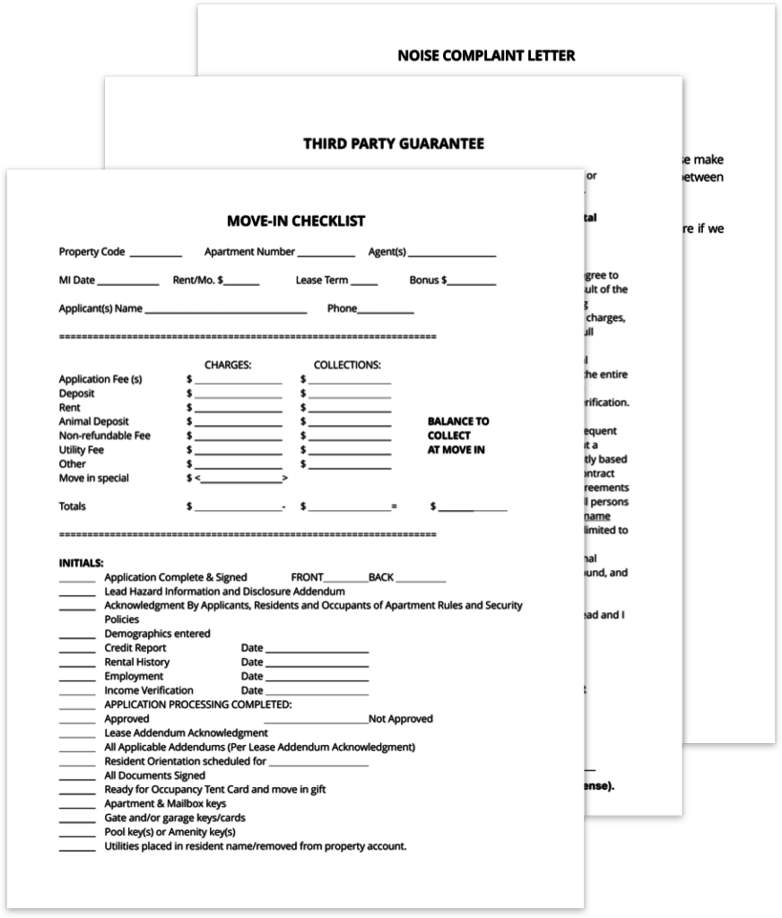 landlord forms pack