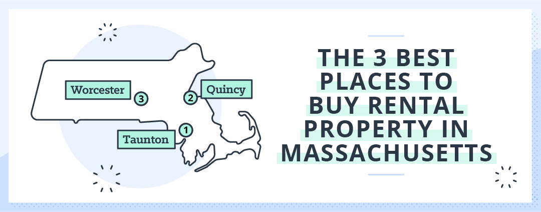 map of massachusetts with best cities for rental investment