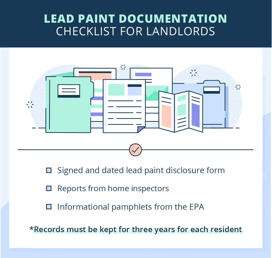 checklist of lead paint documentation for landlords