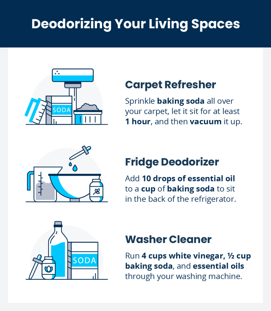 how to deodorize your living space