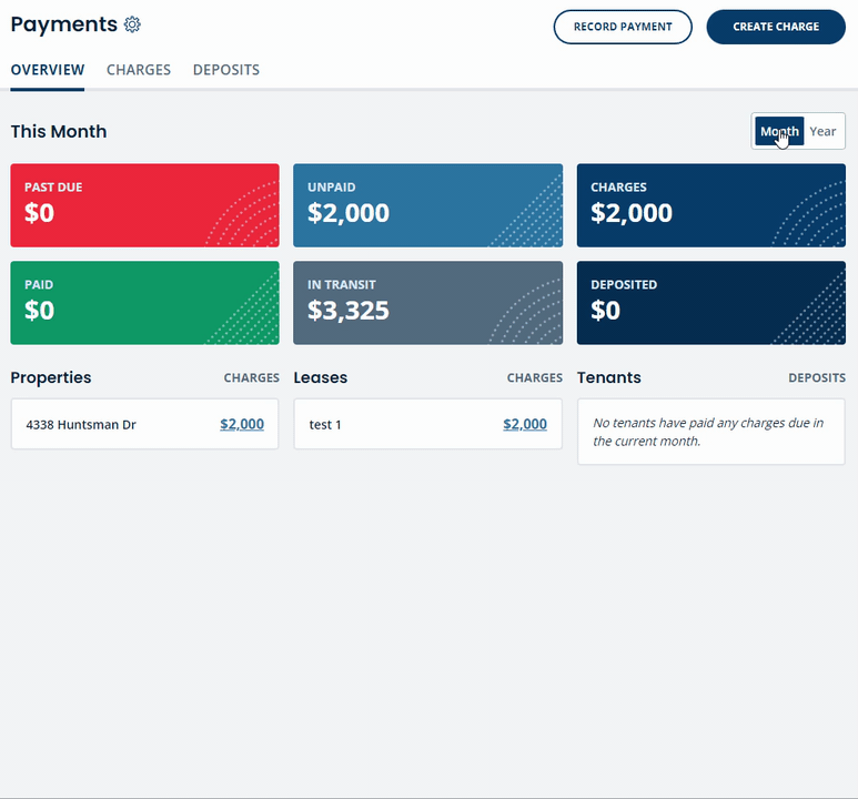 Manage all the payments for your rental portfolio.