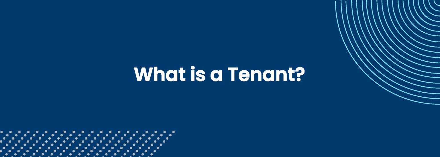 A tenant is a person who occupies rental property owned by a landlord.