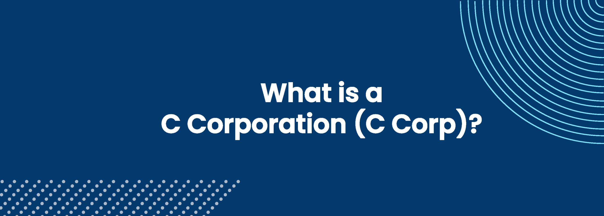 C Corporation (C Corp)