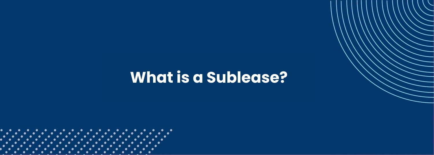 Sublease
